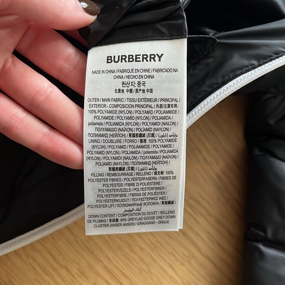 Burberry Black Down Darlington Jacket - Picture 12 of 16